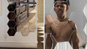 Cermin yang berbeda. (Foto: Boredpanda)