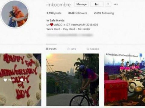 Profil Instagram Engku Emran