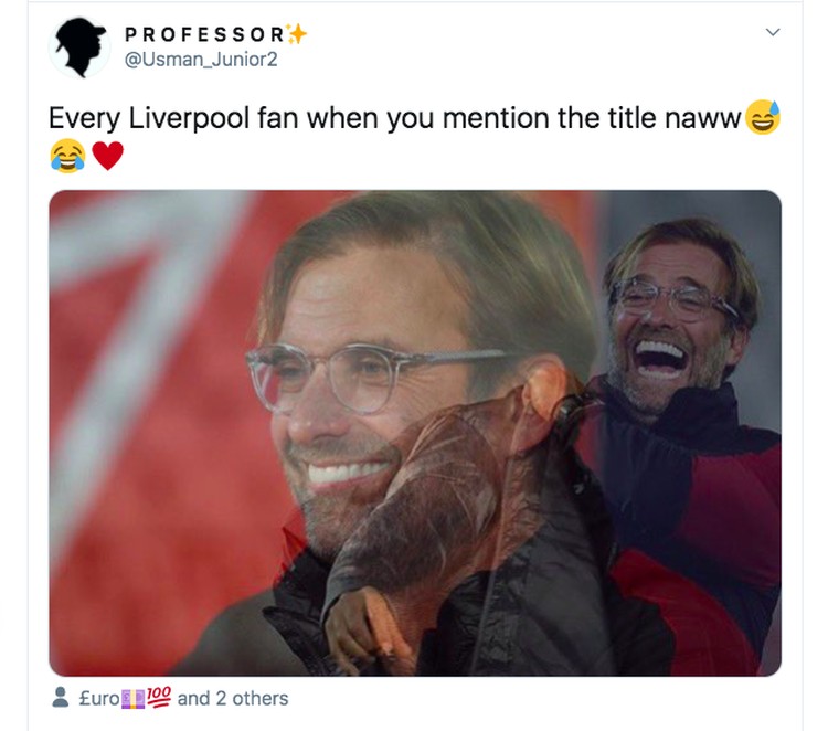 Meme Liverpool di Ambang Juara Liga Inggris Meme Liverpool di Ambang Juara Liga Inggris