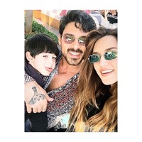 Michele Morrone dan Rouba Saadeh menikah pada 2014, tapi rumah tangga mereka hanya bertahan empat tahun.  Foto: Instagram/@iamichelemorroneofficial