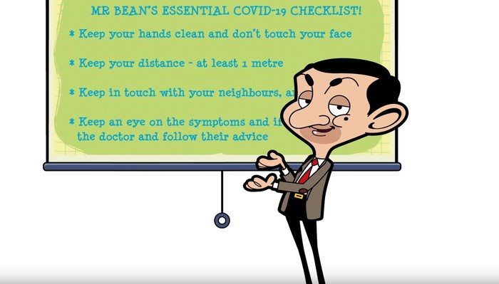 mr bean di video who