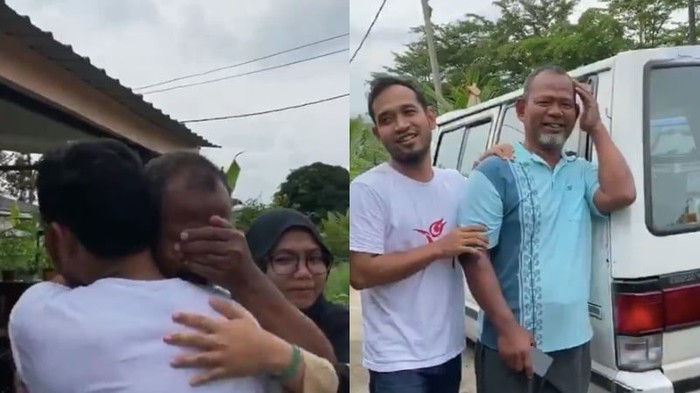 Penjual Es Krim Ini Menangis Dapat Hadiah Mobil dari Anaknya Penjual Es Krim Ini Menangis Dapat Hadiah Mobil dari Anaknya