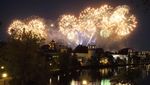 Pesta Kembang Api Meriahkan Victory Day Rusia