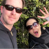 Preity Zinta dan Gene Goodenough menikah pada 29 Februari 2016. Mereka kini tinggal bersama anjingnya yang bernama Bruno.  Foto: Instagram