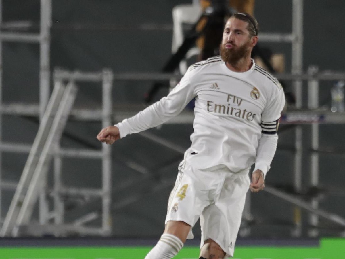Serio Ramos tajam banget bersama Real Madrid di sejauh 2020 berjalan. (Foto: AP/Bernat Armangue)