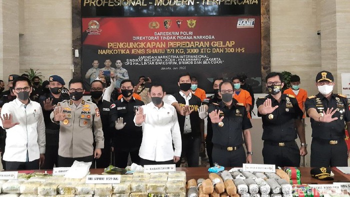 Rilis Bareskrim Polri soal gagalkan penyelundupan sabu dari jaringan China
