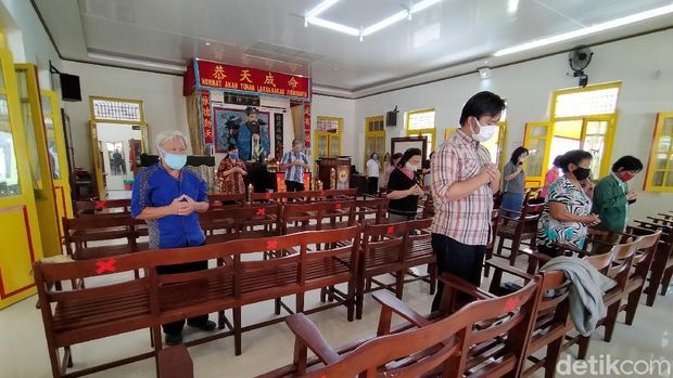 Ritual Duan Yang umat Khonghucu di Solo, Kamis (25/6/2020).