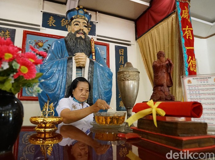 Ritual Duan Yang umat Khonghucu di Solo, Kamis (25/6/2020).
