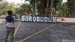 Sepinya Candi Borobudur saat Uji Coba Pembukaan