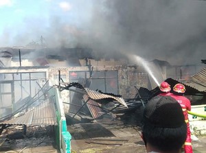 5 Rumah Dinas Kodam Udayana Terbakar, Tidak Ada Korban Jiwa