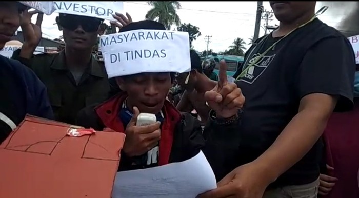 Demo Tolak TKA China di Kendari Sultra