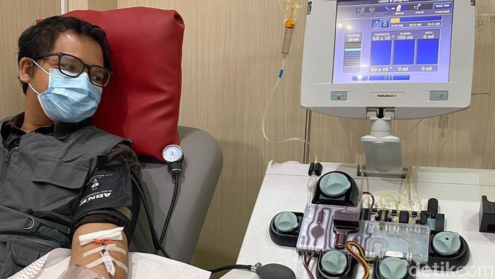 Donor plasma darah Donor plasma darah di PMI Kota Bandung
