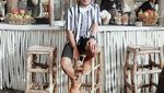 Fadil Jaidi Ngemil Es Krim dan Es Kopi, Begini Gayanya!