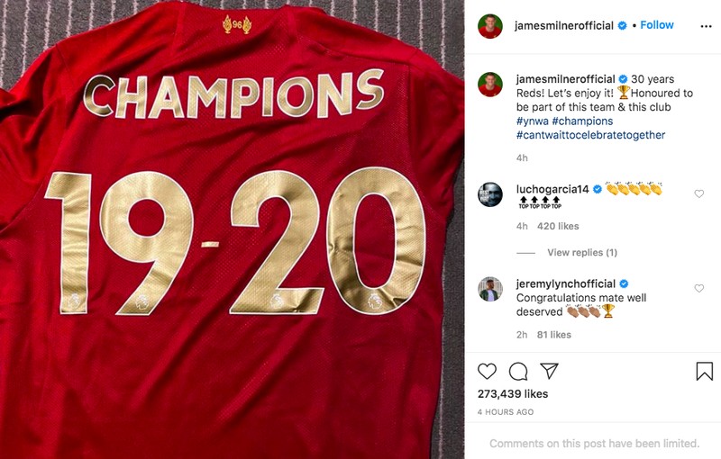 Instagram Liverpool Juara