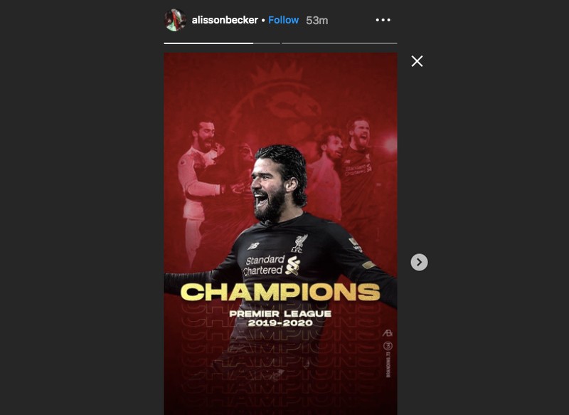 Instagram Liverpool Juara