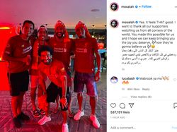 Mo Salah Cs Banggakan Gelar Liga Inggris di Instagram