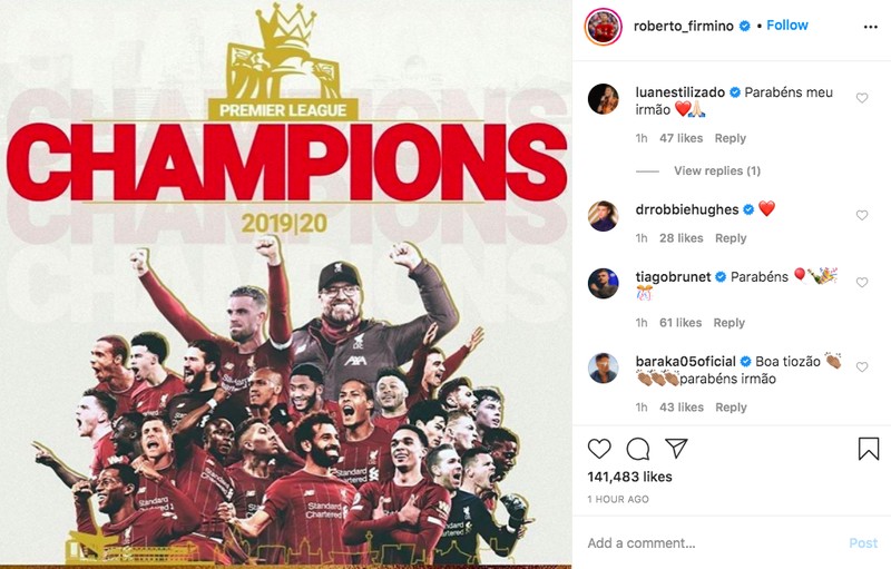 Instagram Liverpool Juara