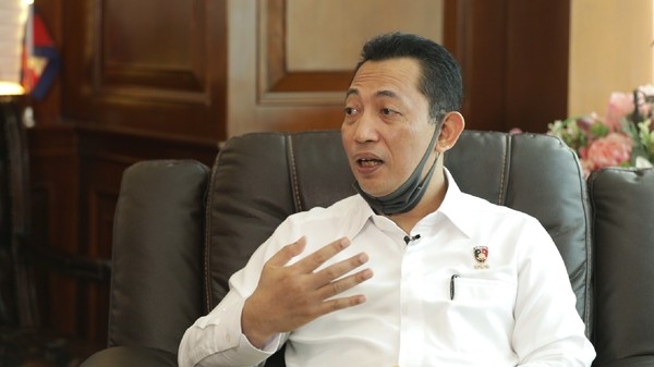 Potret Komjen Listyo Sigit Calon Kapolri Tunggal Jokowi