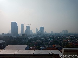 Jumat Pagi, Kualitas Udara di Jakarta Tidak Sehat