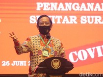 Menko Mahfud: Wagub DKI Benar, Corona Tak Ada Kaitan dengan Pilkada