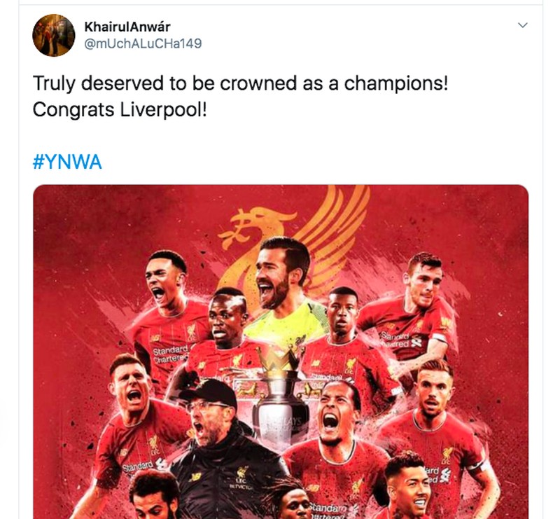 Meme Liverpool Juara