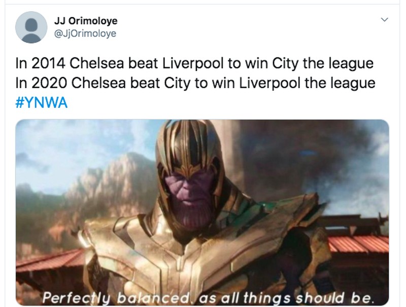 Meme Liverpool Juara