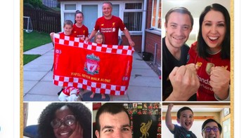 Para fans pun merayakan dari rumah masing-masing. Foto: Twitter