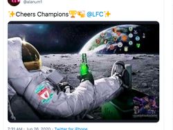 Haru Biru Netizen Rayakan Liverpool Juara