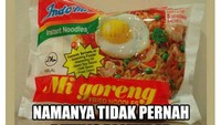 Dear mahasiswa, coba lihat curhatan mie instan yang satu ini. Meskipun sudah sering menolong saat lapar mendadak, tapi mie instan tak pernah mendapat ucapan terima kasih. Foto: istimewa