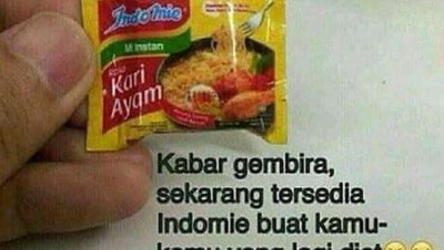 Mie Instan Bisa Juga Bikin Ngakak Lewat Meme Lucu