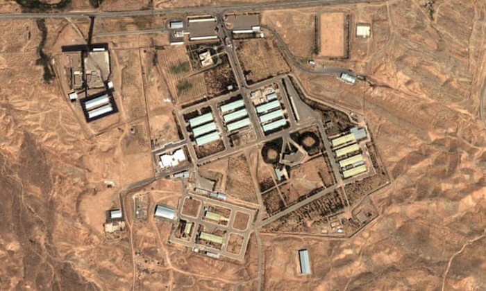 Pangkalan militer Iran di Parchin dilihat dari satelit (AP Photo)
