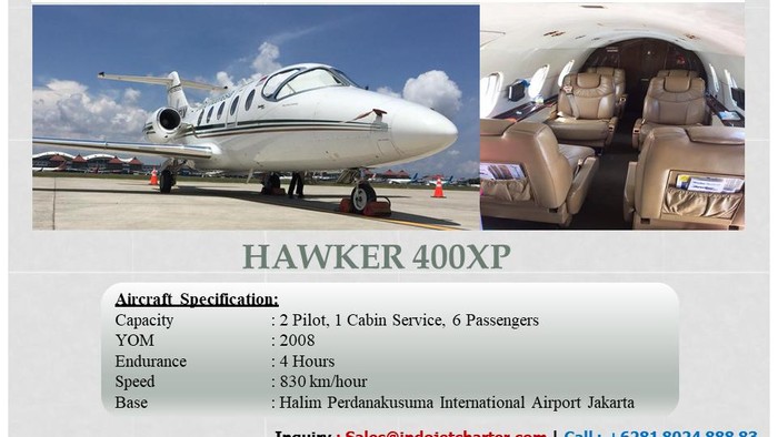Private jet atau pesawat pribadi