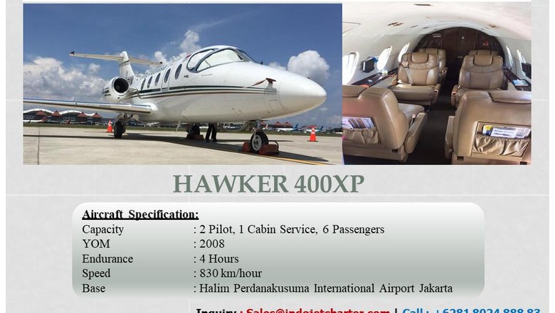 Private jet atau pesawat pribadi Private jet atau pesawat pribadi