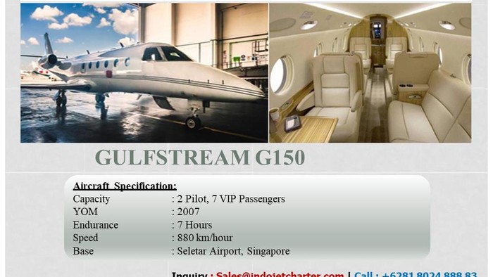 Private jet atau pesawat pribadi