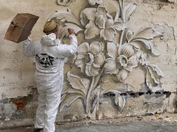 Ketika Bangunan Terbengkalai Disulap Dengan Seni Grafiti  3D