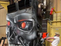 Ketika Bangunan Terbengkalai Disulap Dengan Seni Grafiti  3D