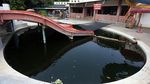 Miris! Waterpark ini Jadi Kolam Lele Gegara Corona