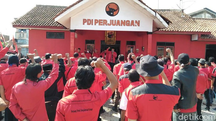 Apel siaga DPC PDIP Banjarnegara, Jawa Tengah, Sabtu (27/6/2020).