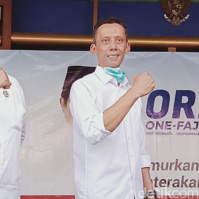 Deklarasi pasangan bakal calon bupati dan wakil bupati Klaten, One Krisnata-Muhammad Fajri, Sabtu (27/6/2020).