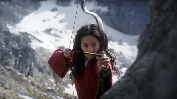 This image released by Disney shows Yifei Liu in the title role of 