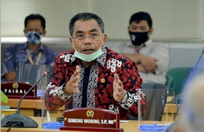 Ketua Fraksi PDIP DKI Jakarta Gembong Warsono.