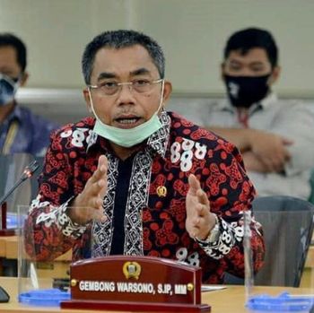 Ketua Fraksi PDIP DKI Jakarta Gembong Warsono.