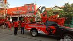 Kibarkan Bendera Partai, PDIP Kudus Merahkan Kota Kretek
