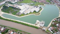 Sejumlah infrastruktur telah dibangun diantaranya normalisasi kali mati (oxbow) yang telah dilaksanakan sejak 2019 di 5 lokasi dengan anggaran Rp 33,8 miliar yakni Kali Mati Dara Ulin, Mahmud, Bojong Soang, Sapan, dan Cisangkuy. Pool/Kementerian PUPR.