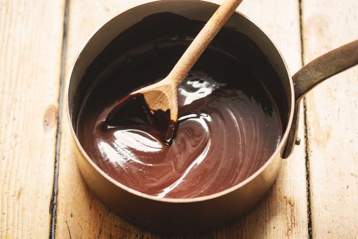 Pasta campur cokelat