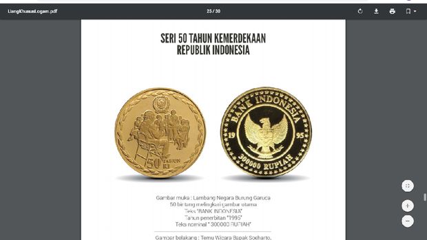 Pecahan Uang Logam Edisi Spesial