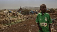 Jika kita tidak menerima bantuan dana sesegera mungkin, anak-anak ini akan berada di ambang kelaparan dan banyak yang akan meninggal, kata perwakilan UNICEF Yaman Sara Beysolow Nyanti. Kami tidak bisa melebih-lebihkan skala darurat ini. Brent Stirton/Getty Images.