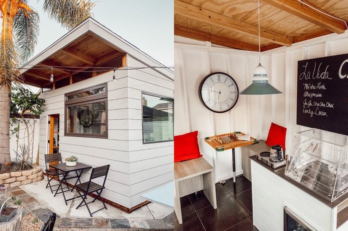 Pria bikin coffee shop sendiri di rumah