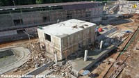 Kantor pengelola juga dibangun setinggi 2 lantai. Lantai dasar seluas 347,11 m2 terdiri dari ruang rapat, ruang server, ruang loker, gudang, toilet dan lobby. Sementara lantai atas seluas 104,62 m2 diperuntukan sebagai ruang staf umum, ruang kepala pasar, ruang panel, ruang administrasi, pantry dan selasar. Pool/Kementerian PUPR.