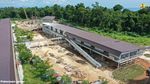 Proyek Sarana Pos Lintas Batas Skouw Papua Dikebut